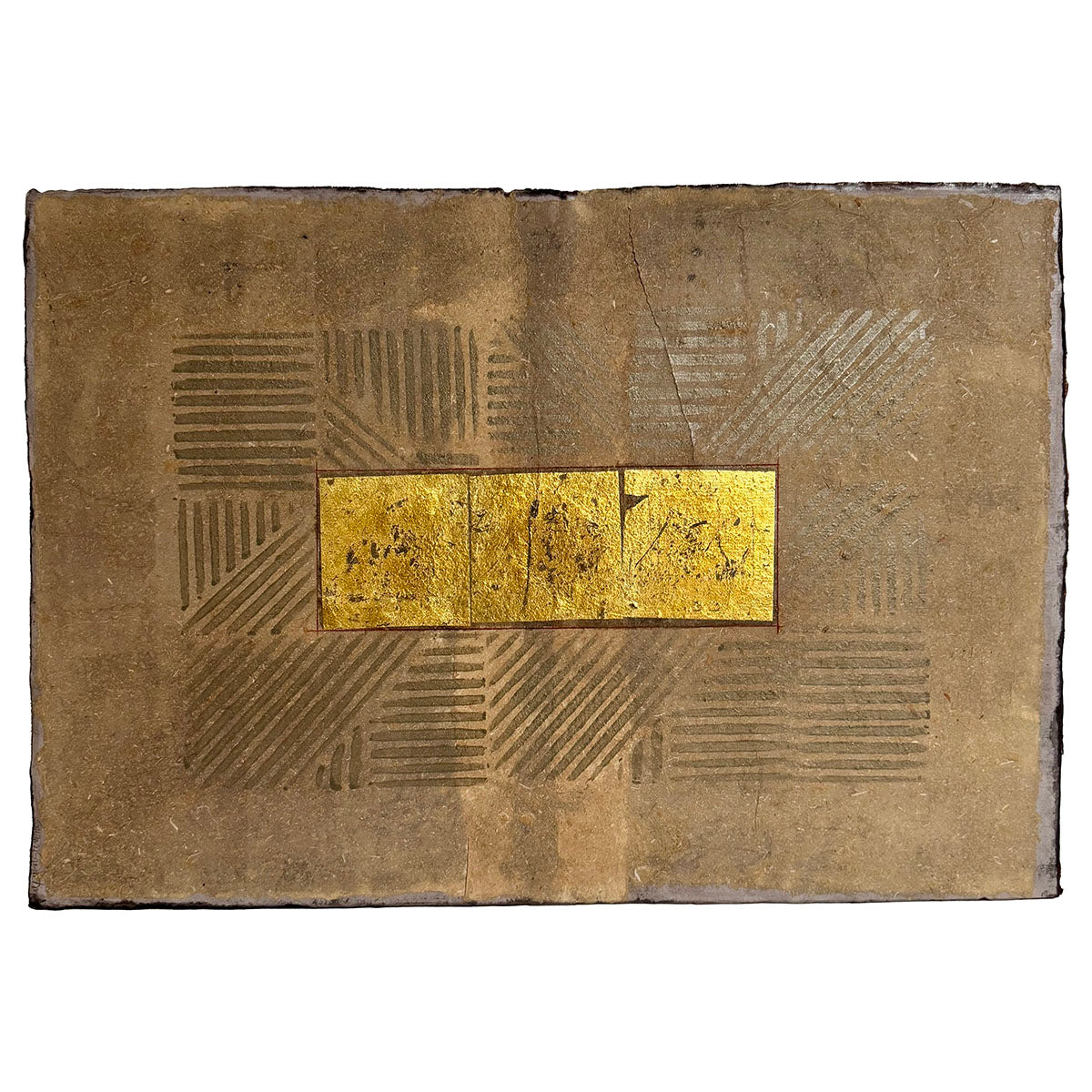 "Abstract Hand Crafted Paper Work" Signed