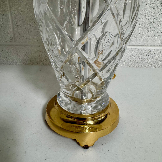 Waterford Lamp with Silk Shade