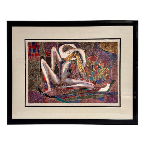 "Le Silence d'Amour" Lithograph Signed 25/35 TC