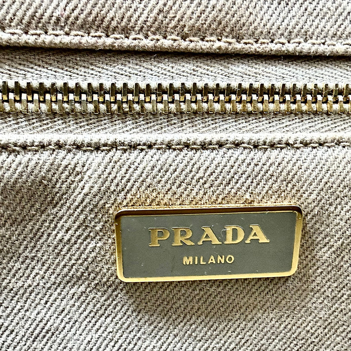 Prada Canvas Canapa Tote