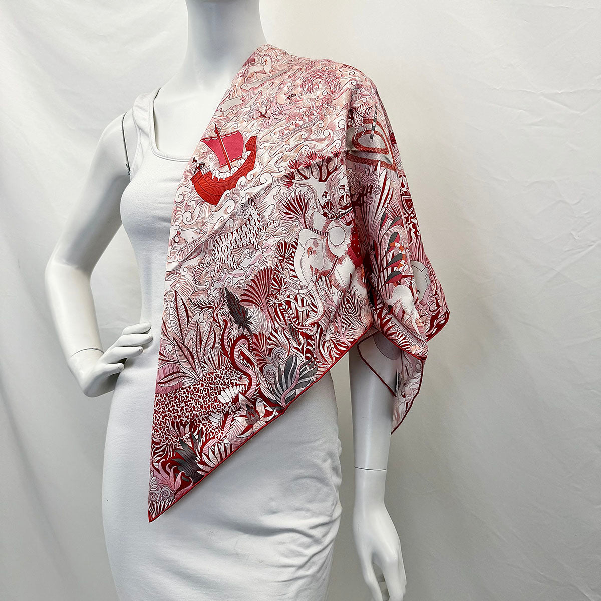 Hermes "Cosmographia Universalis" Scarf