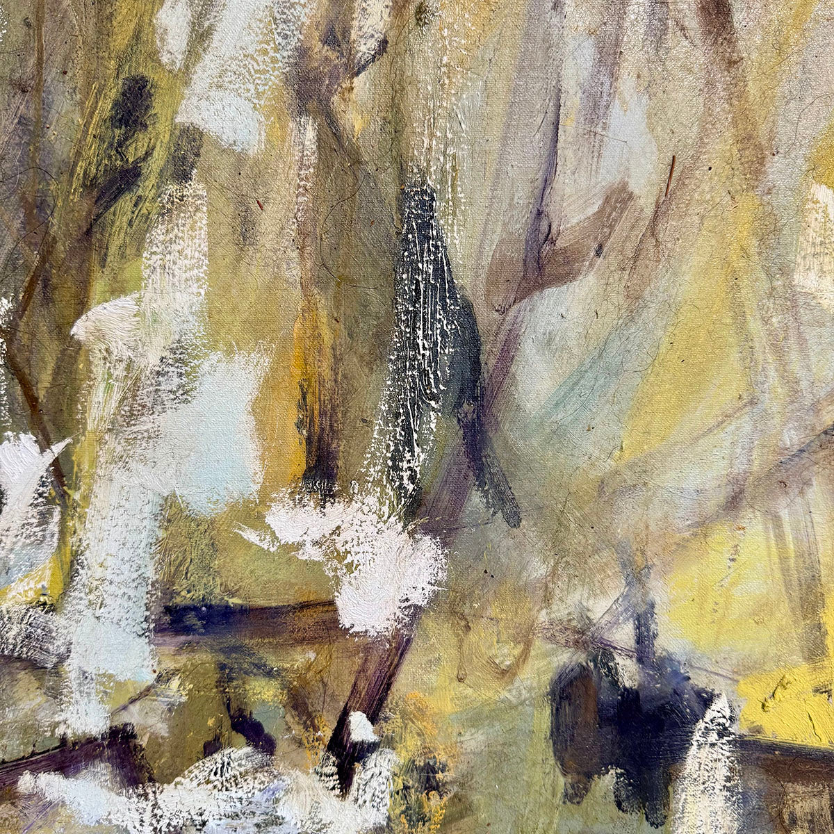 Abstract Oil on Canvas