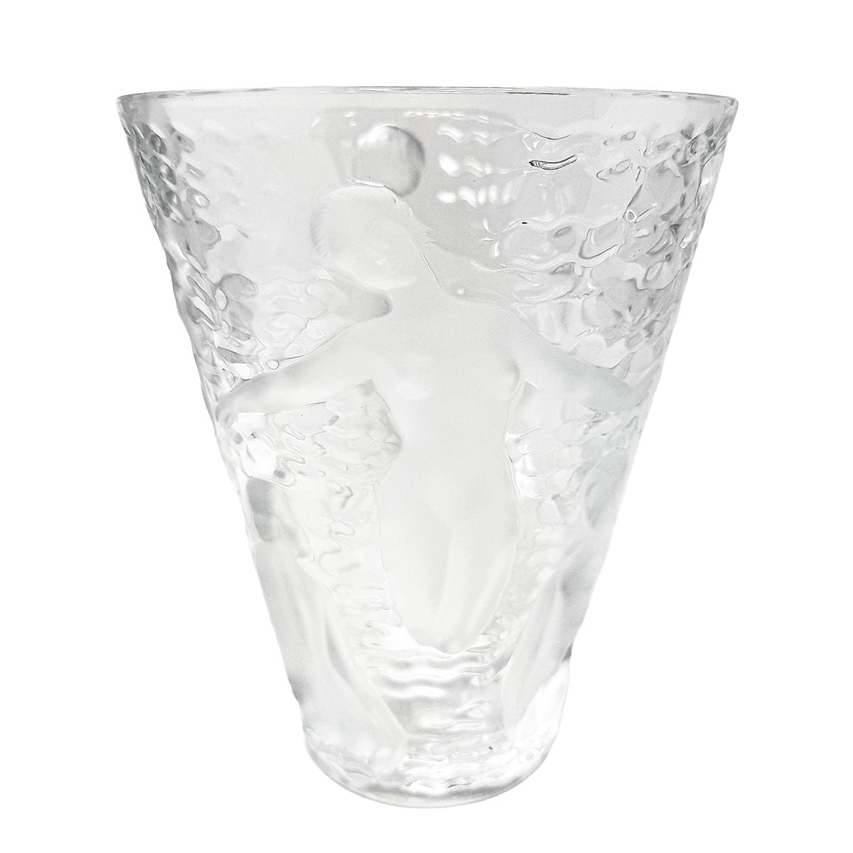 Lalique "Ondines" Vase 9.5"