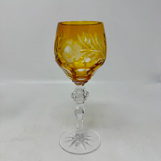 Set of 4 Tall Hock Wine Glasses