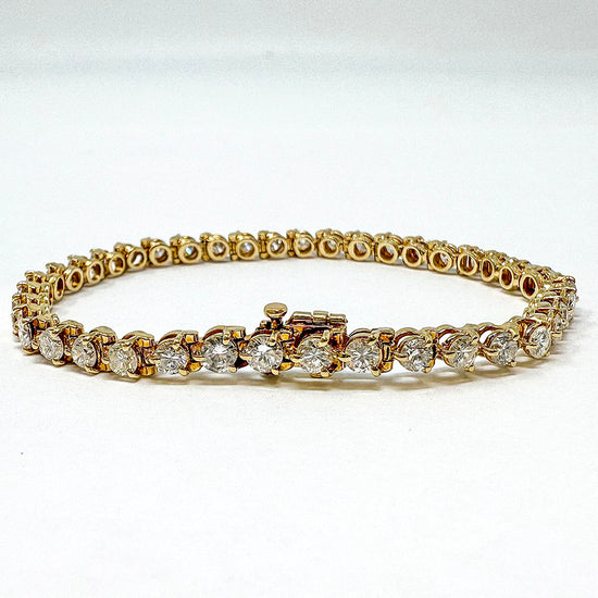 14K Gold Diamond Tennis Bracelet