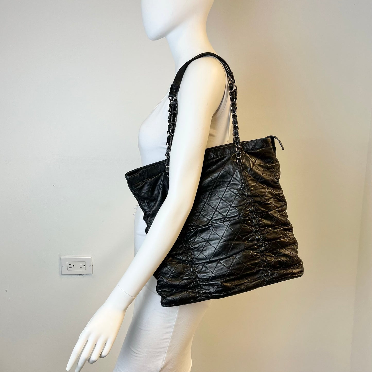 Chanel Quilted Sharpei Tote