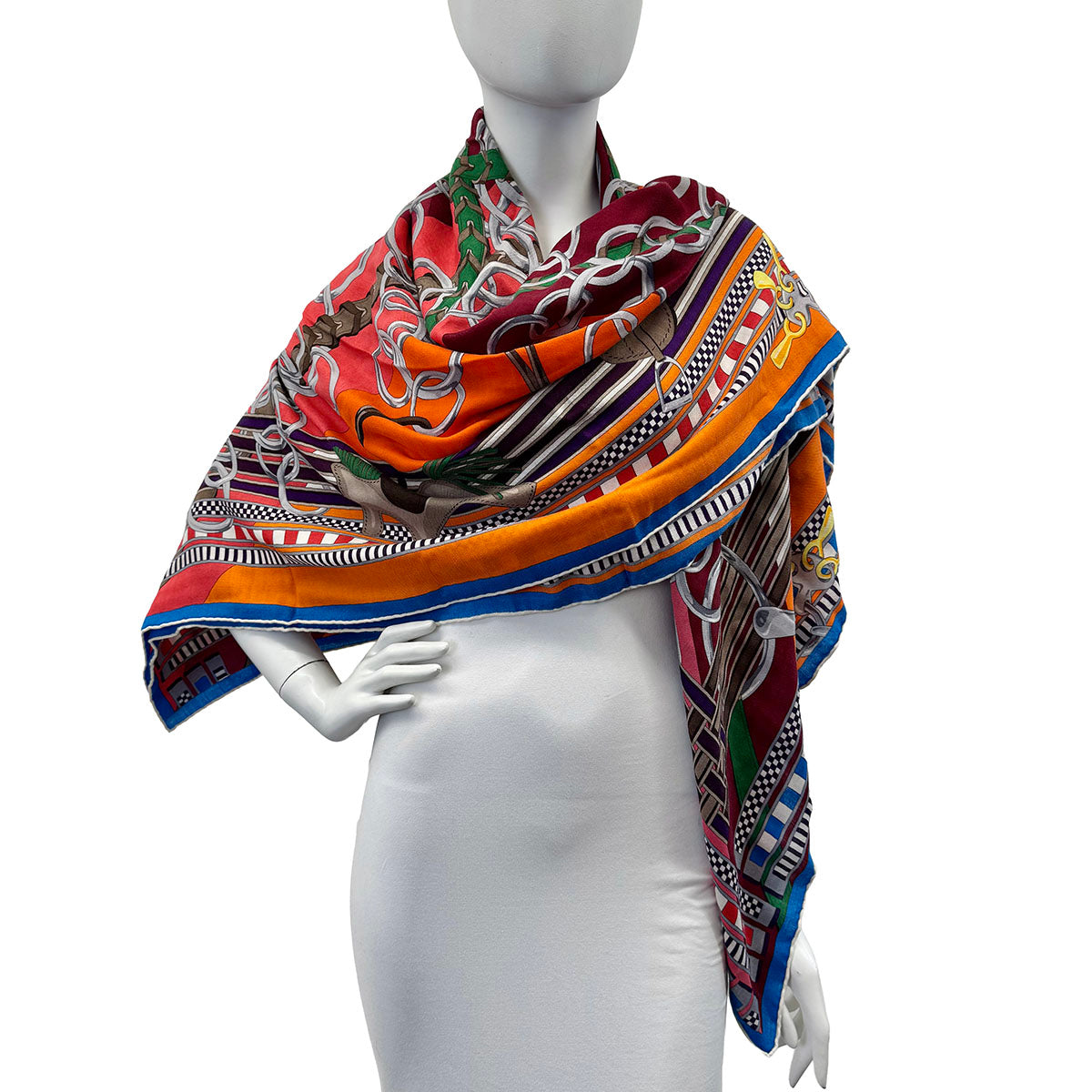 Hermes "Brides et Gris" Shawls