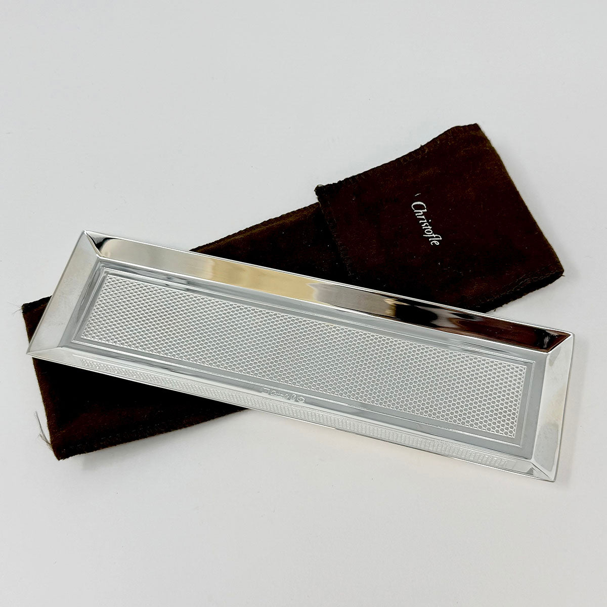 Christofle Madison 6 Silver-plated Pencil Tray