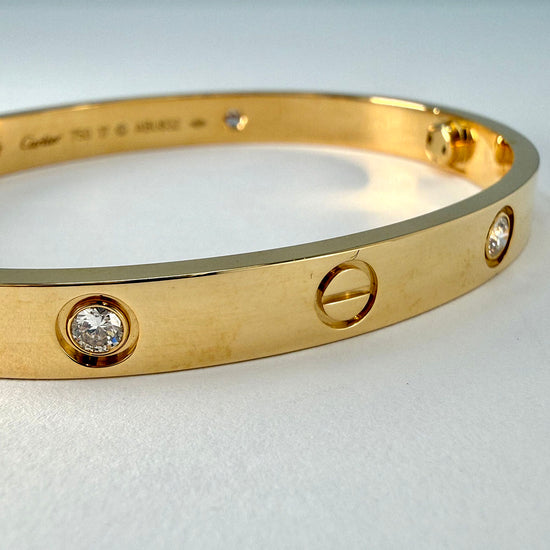 Cartier 4 Diamond LOVE Bracelet