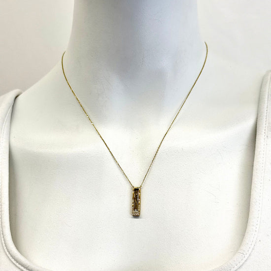 Darsana 14K Gold Diamond Pendant Necklace