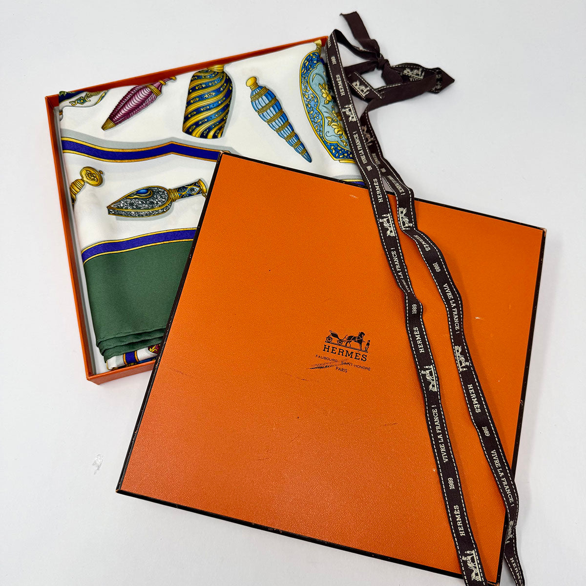 Hermes "Qu'importe le flacon" Scarf