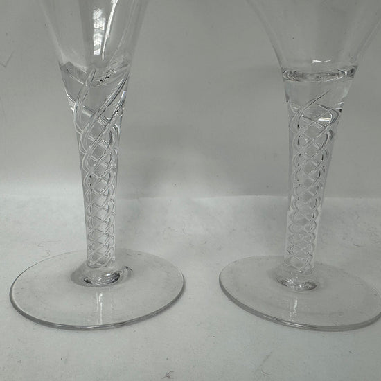 12 Pcs Set of Glassware: 6 Water and 6 Coupe