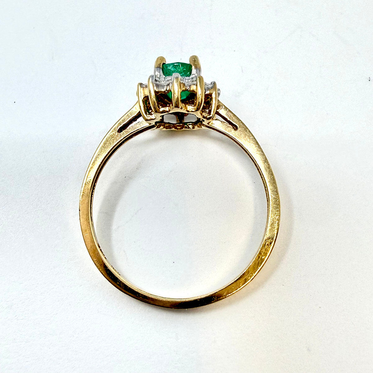Emerald and Diamond Ring
