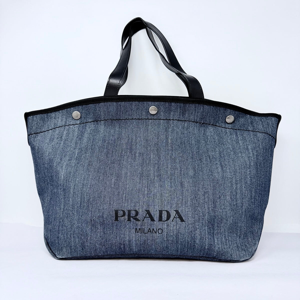 Prada Denim Bucket Tote