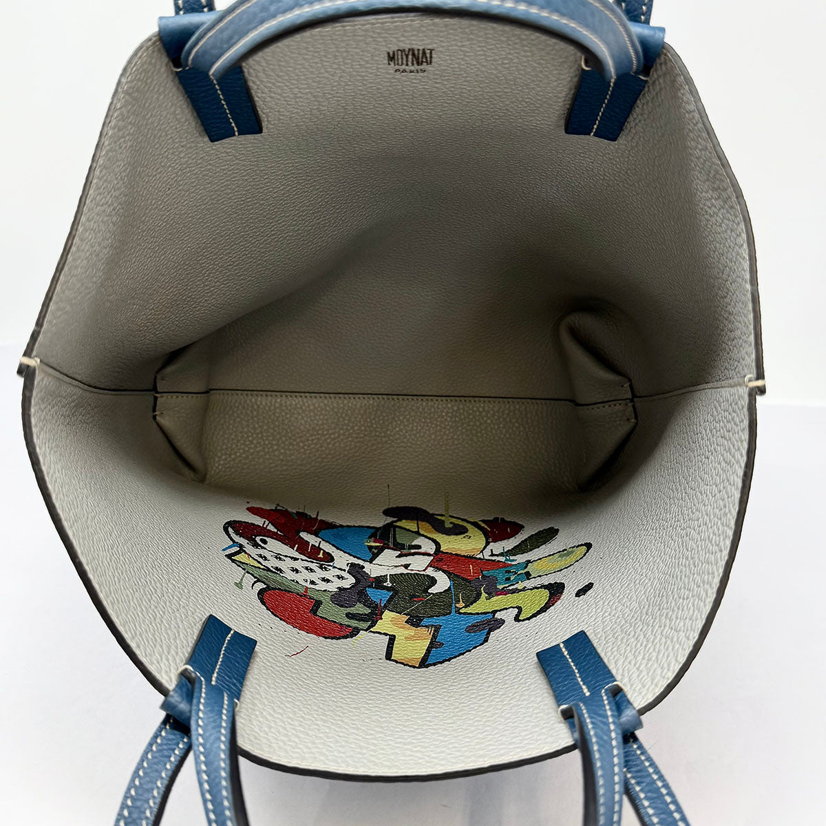 Moynat Leather Reversible Quatro Tote