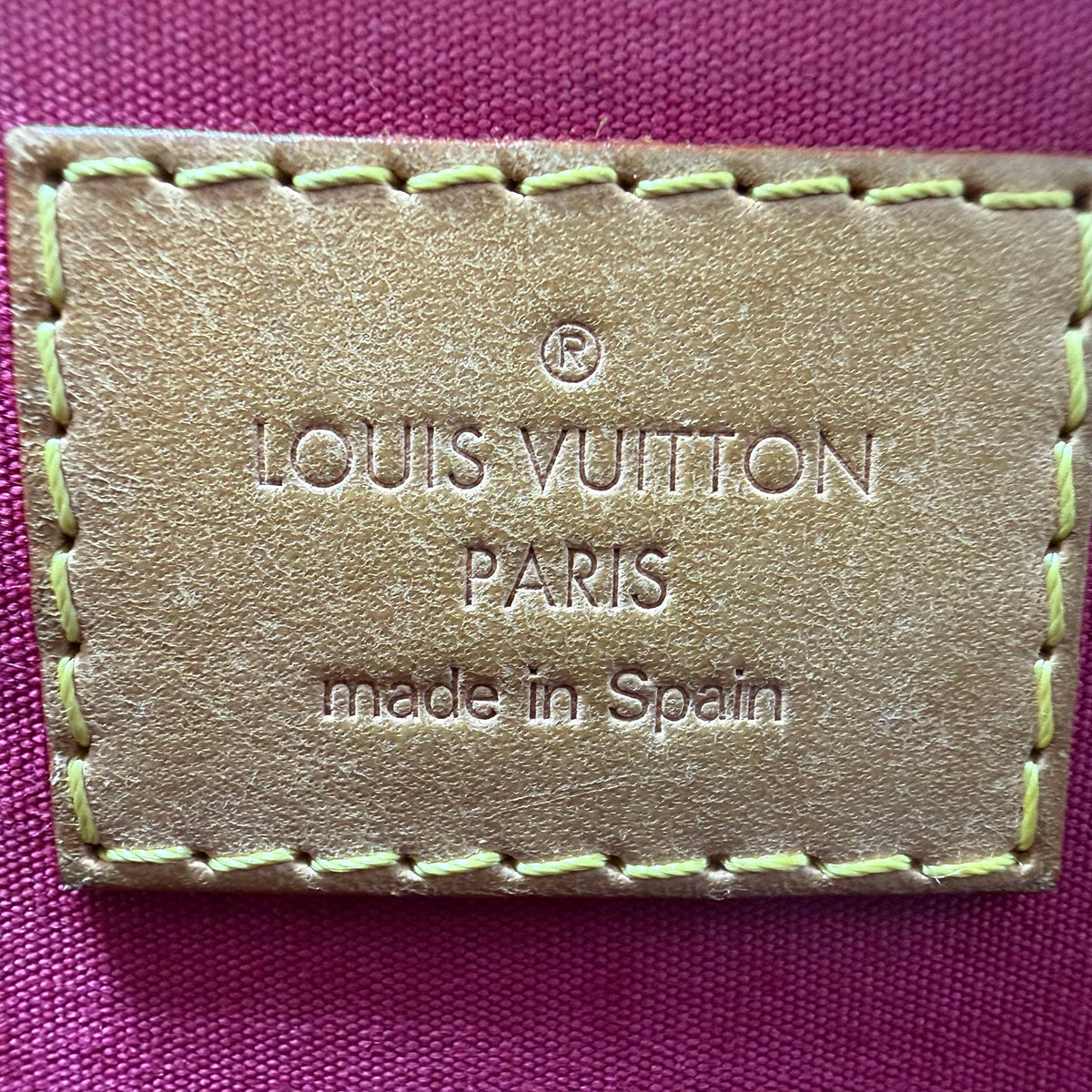 Louis Vuitton Monogram Vernis Alma BB Handle Bag