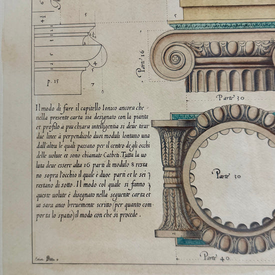 Architectural Rendering of a Roman Column I
