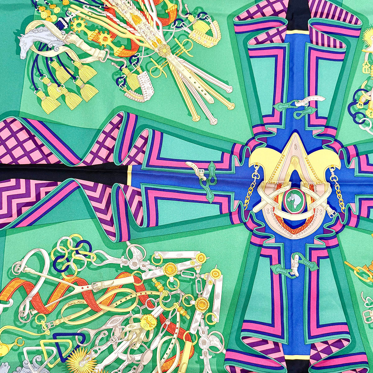Hermes "Bouquets Sellier" Scarf