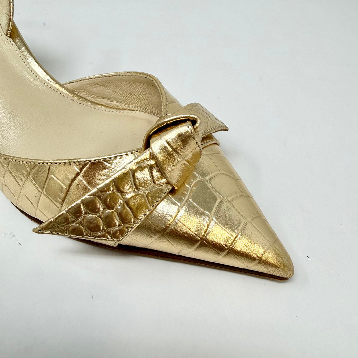 Birman Embossed Slingbacks