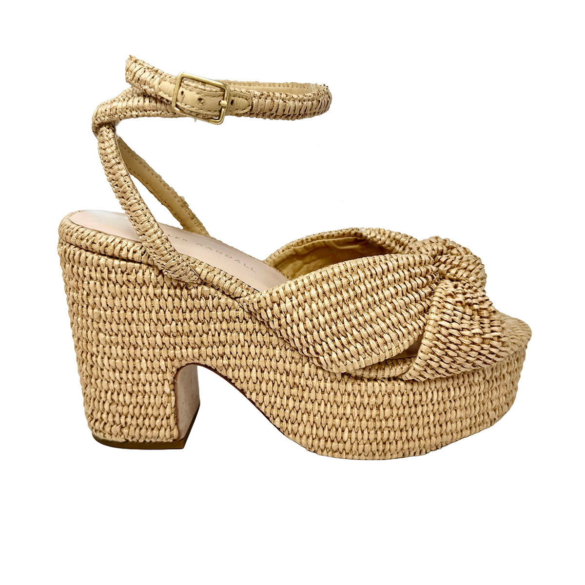 Loeffler Randall Liza Raffia Platform Sandals