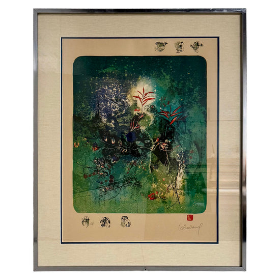 "Lunar Floral" Signed COA Included