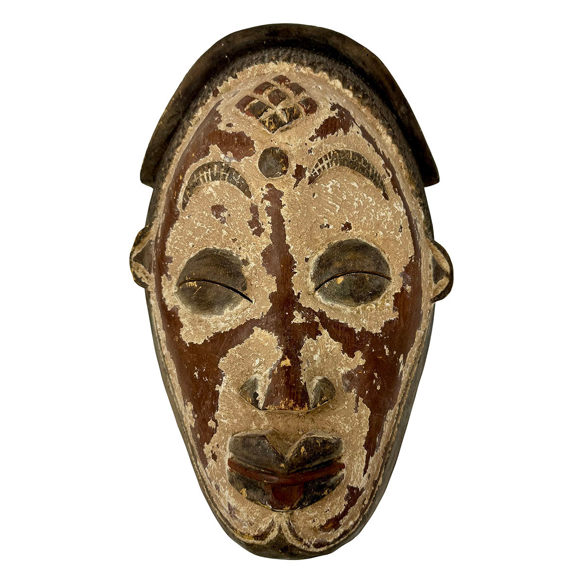Ponu Wood Mask From Cameroon