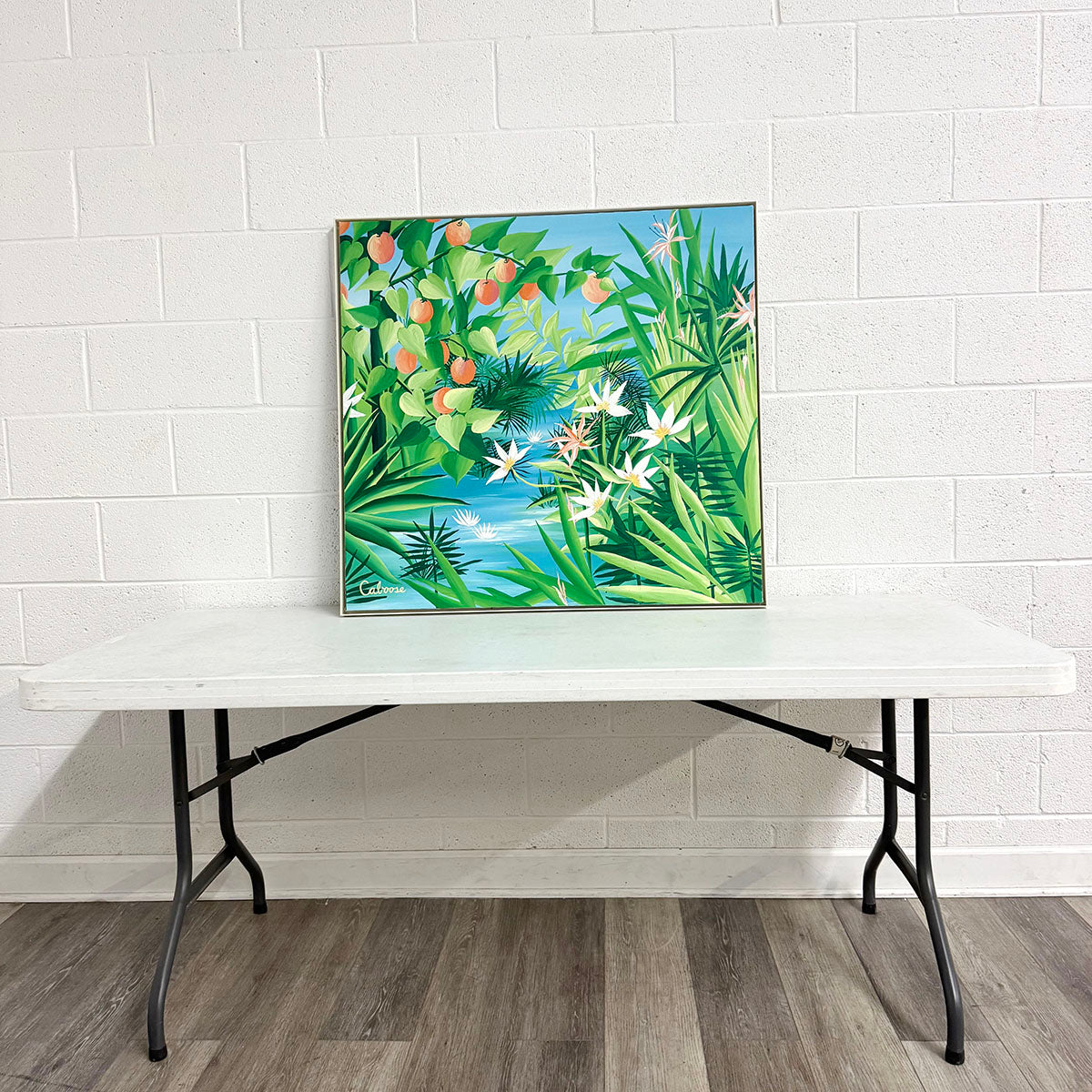 "Tropical Paradise III", Signed