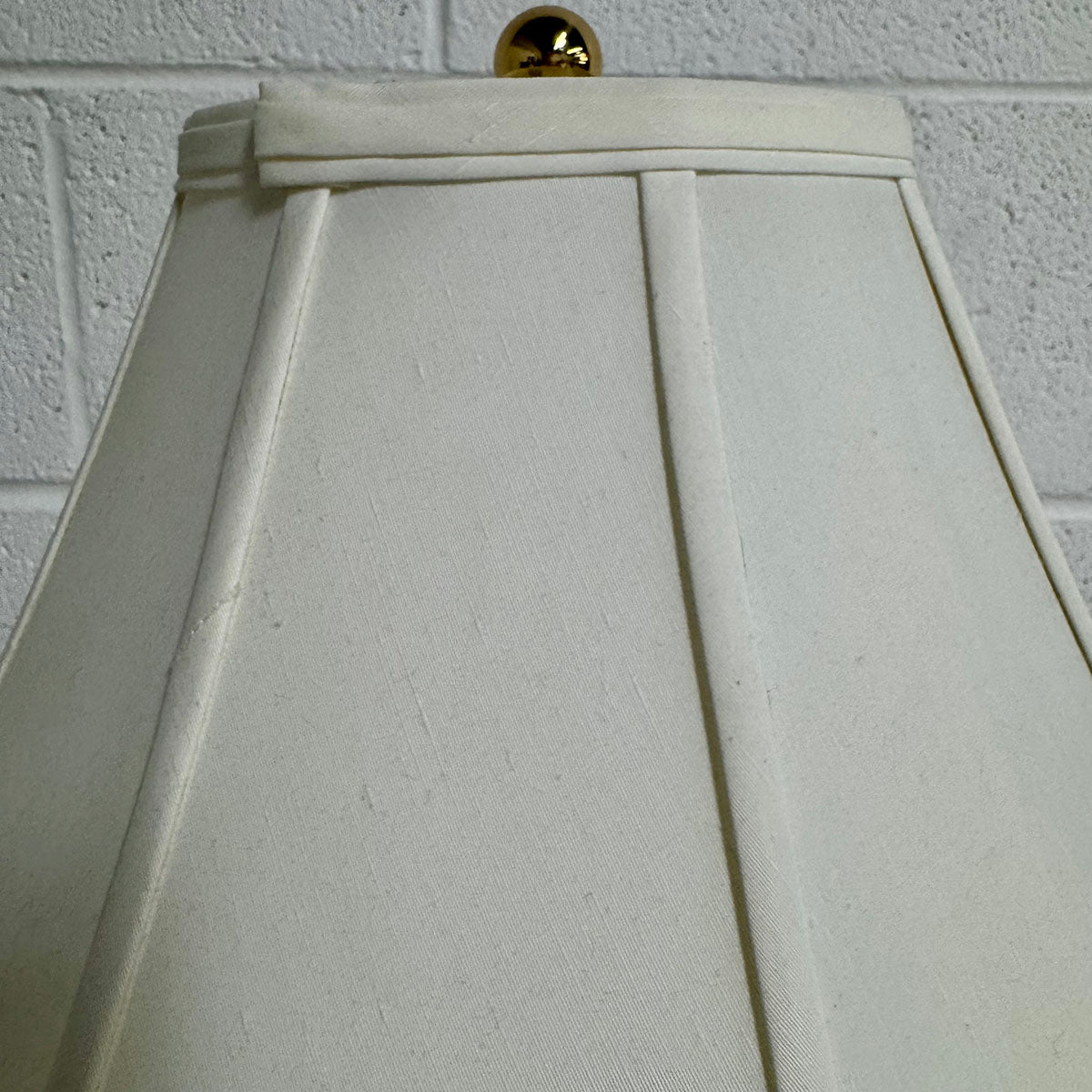 Waterford Lamp with Silk Shade