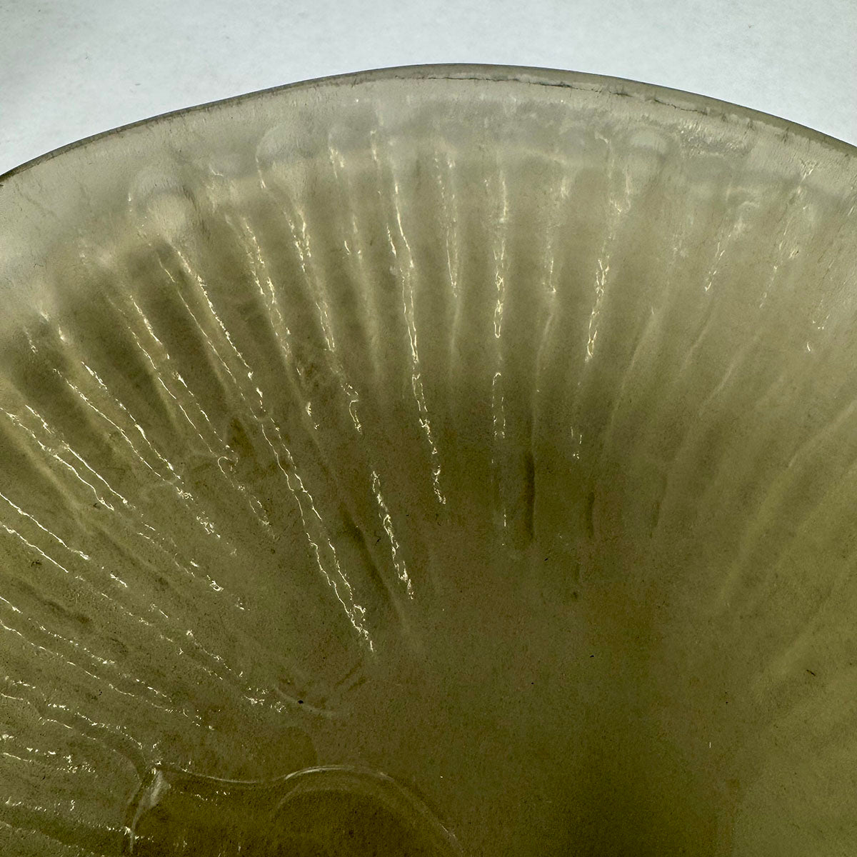 Set of 14 Smoky Topaz Glass Plates