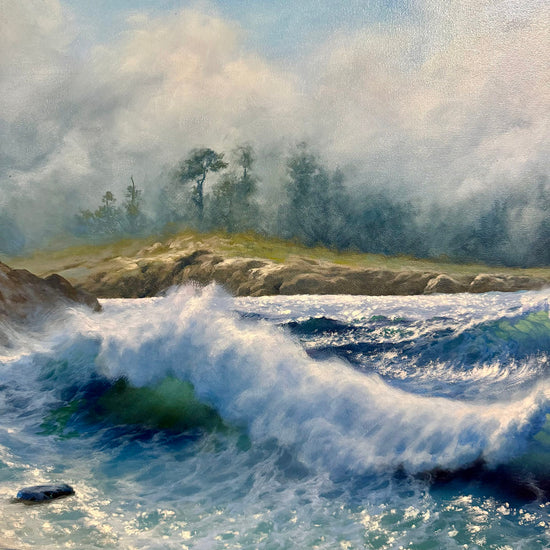 "Point Lobos Morning" Signed and Dated 2001 (COA included)