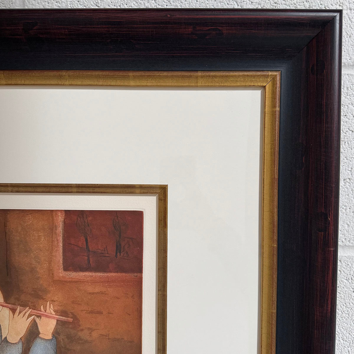 "Lesson II" Etching Aquatint 161/175 Signed