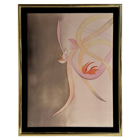 "Flowers" Signed Batik