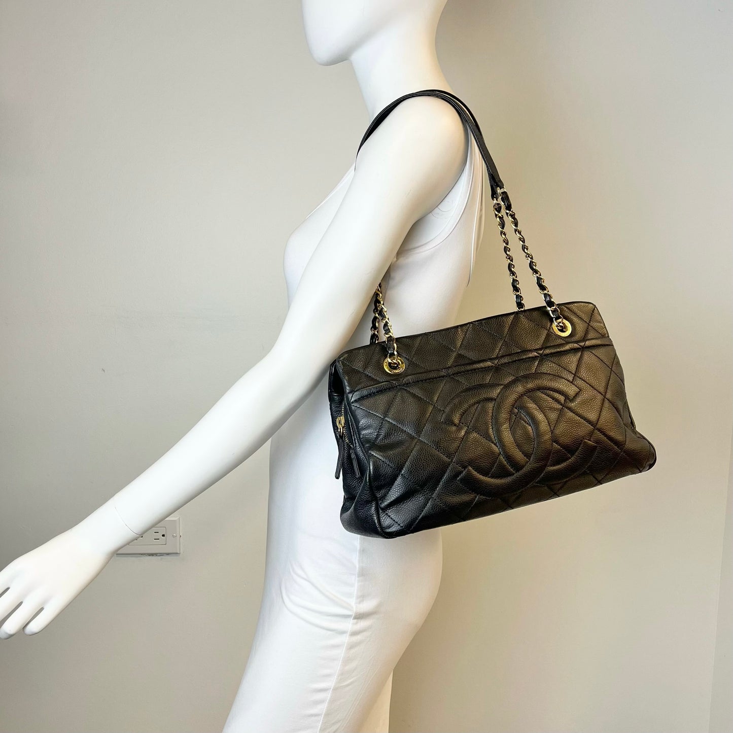 Chanel Quilted Zippy Tote