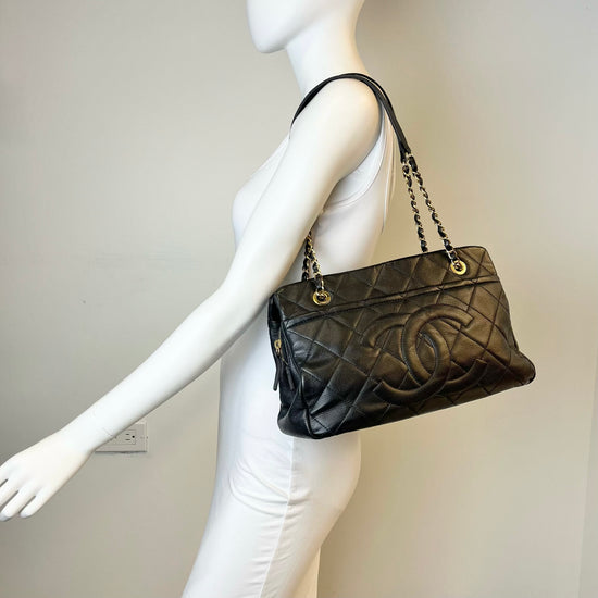 Chanel Quilted Zippy Tote