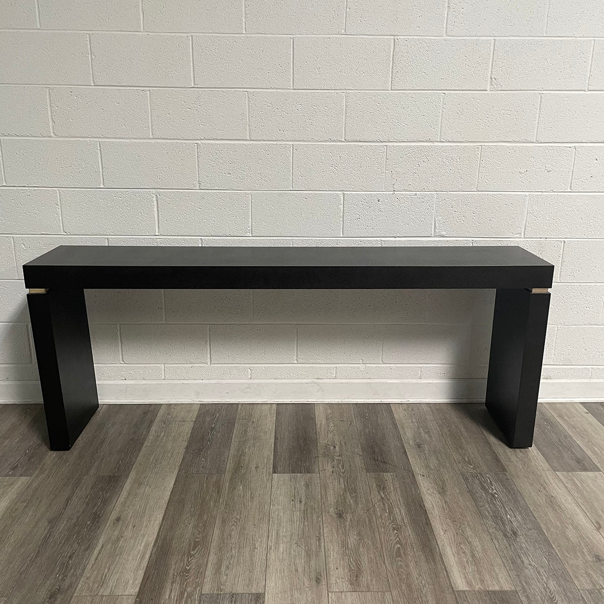 Console Table with Textured Finish