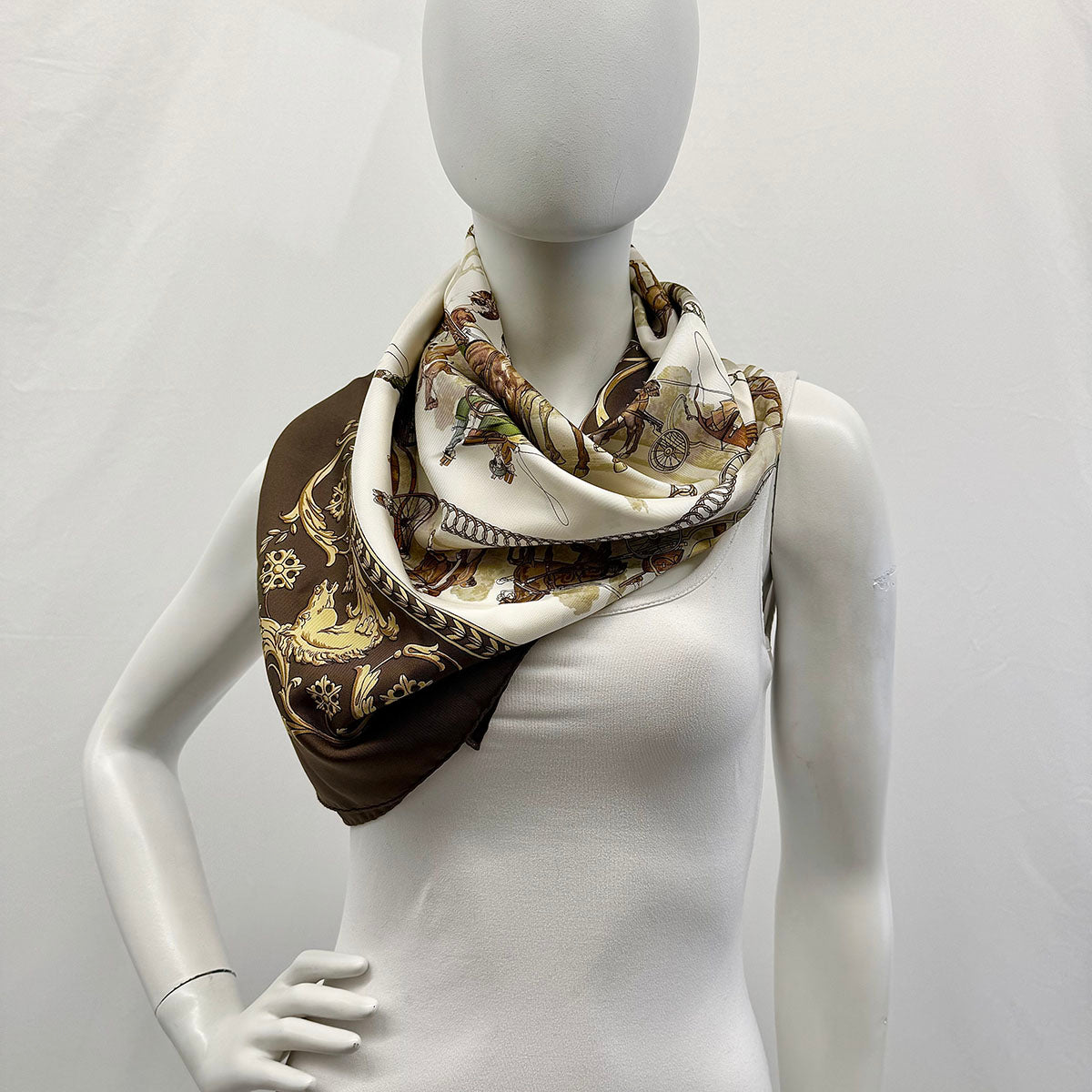 Hermes "La Promenade de Longchamp" Scarf