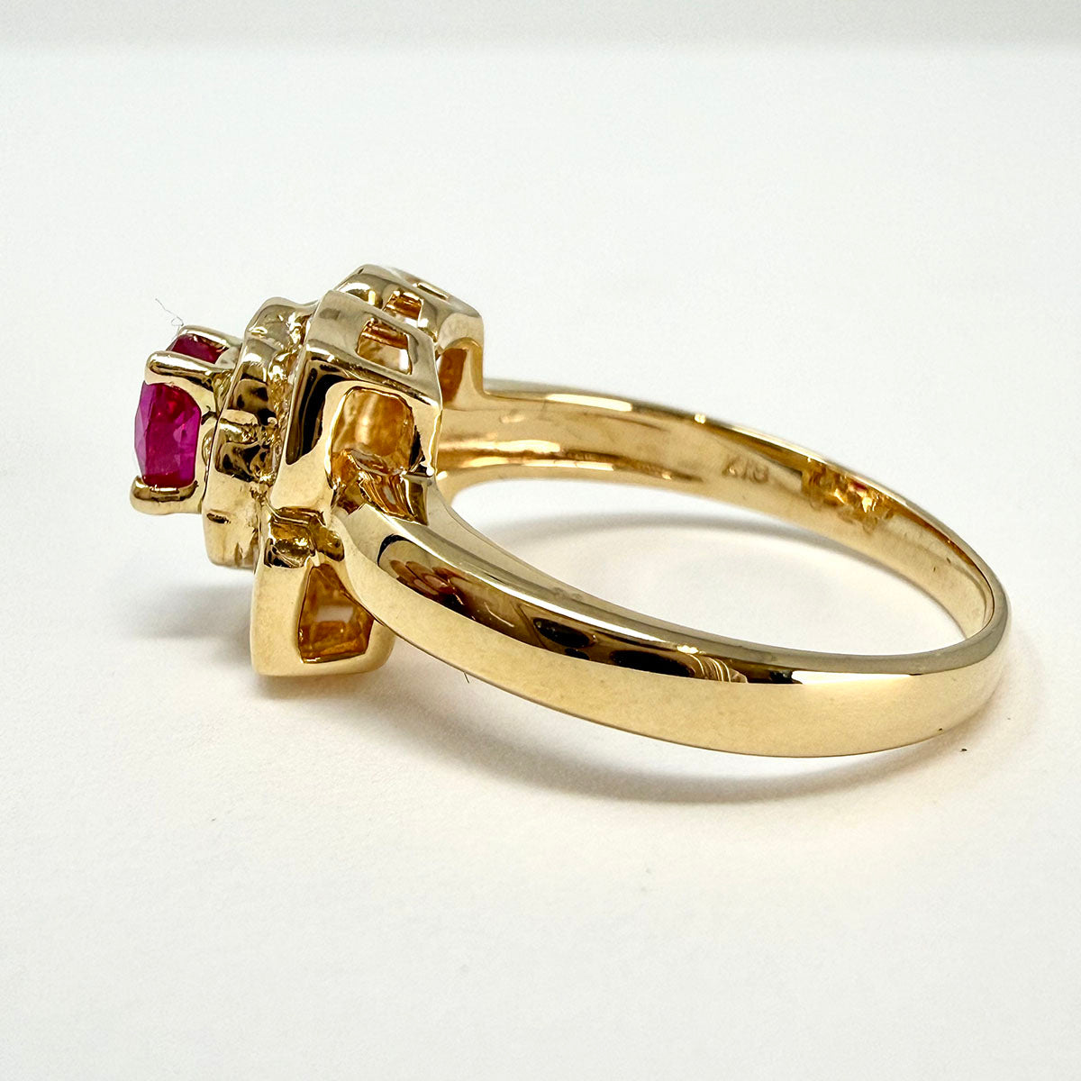 18K Ruby and Diamond Ring