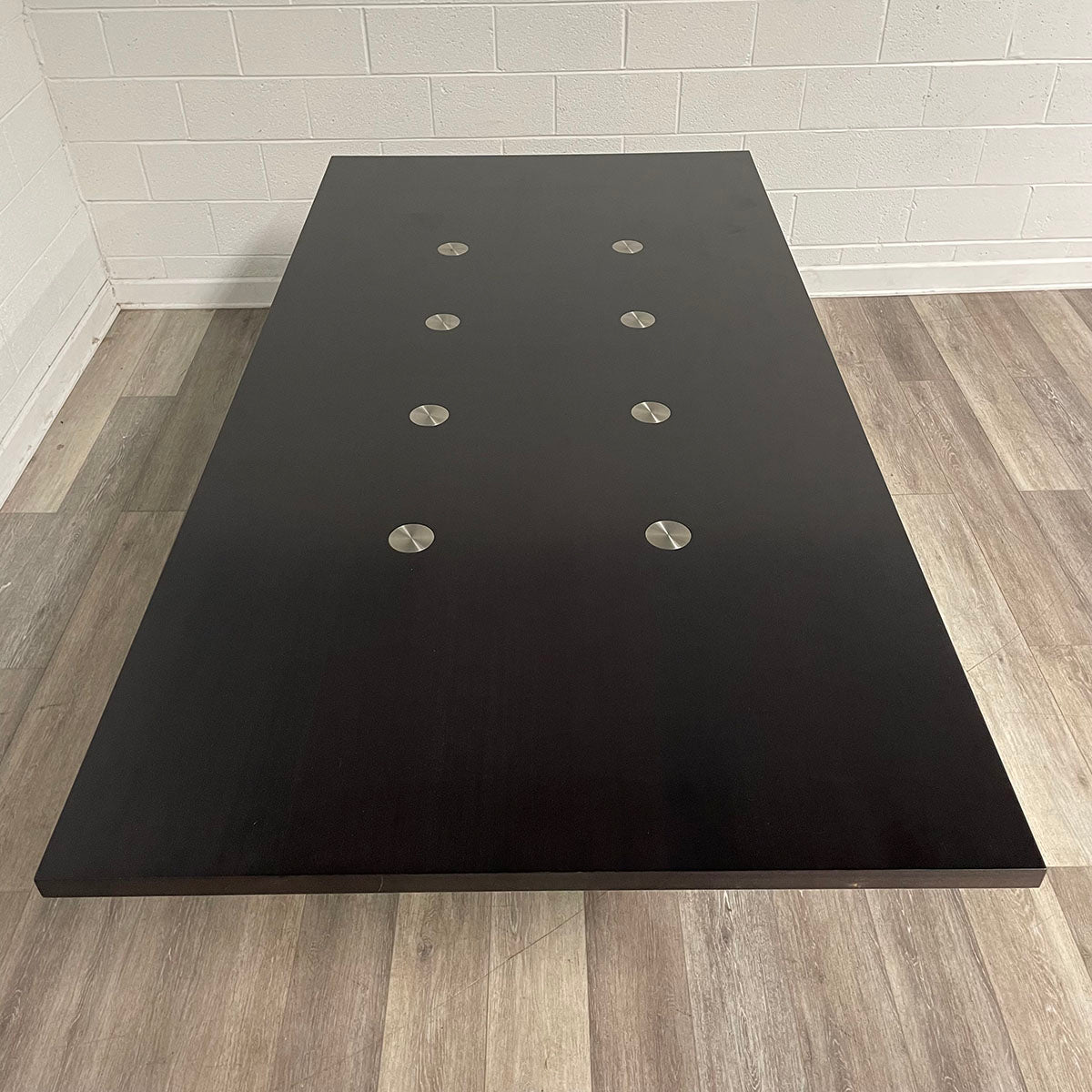 Wood and Chrome Dining Table