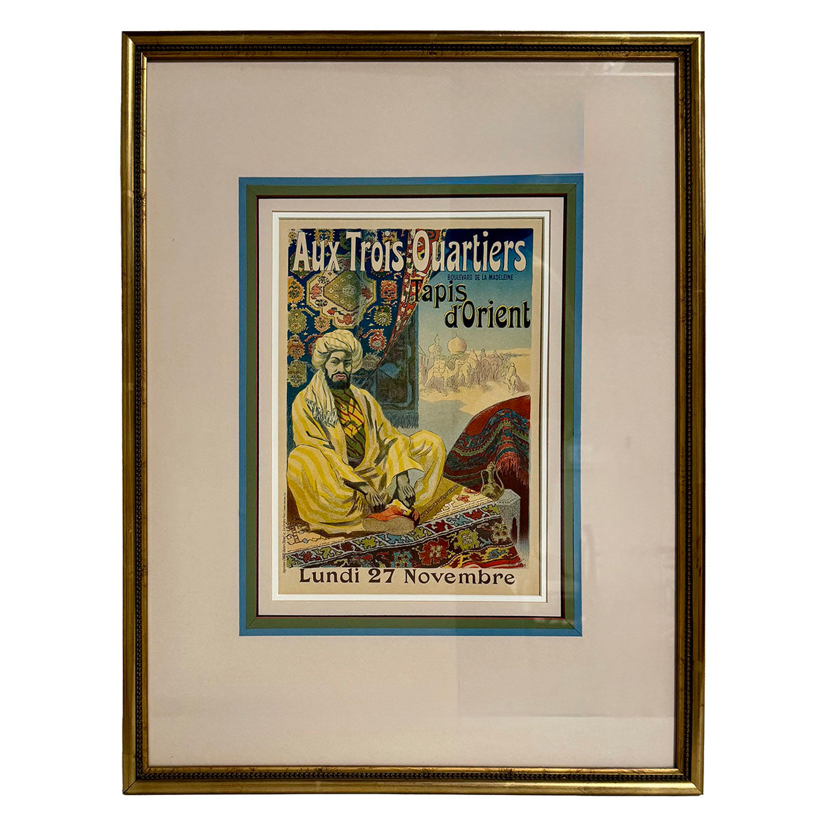 "Aux Trois Quartiers", French Poster