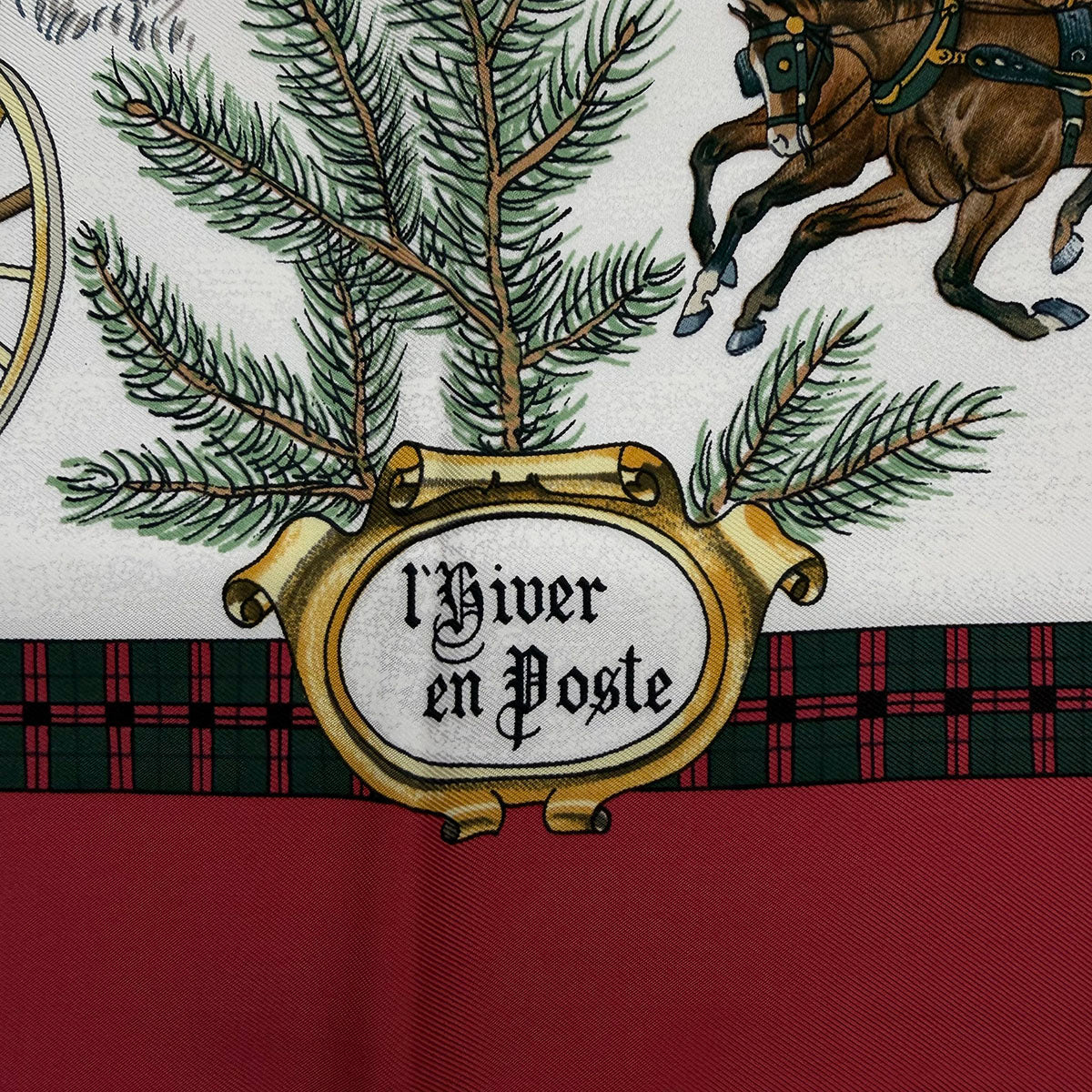 Hermes "L'Hiver en Poste" Scarf