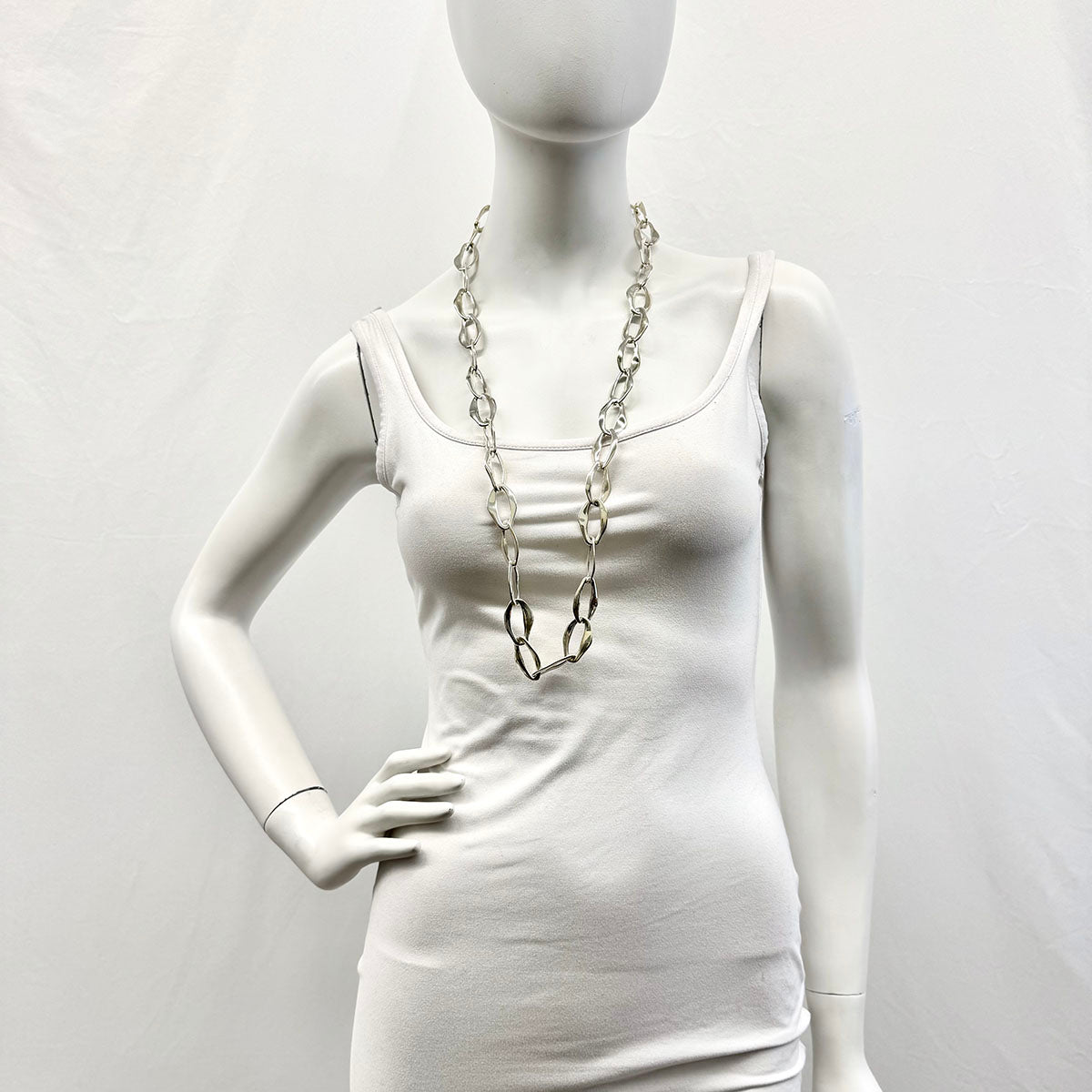 Tiffany & Co. Vintage Sterling Silver Elsa Peretti's Aegean Collection  Necklace