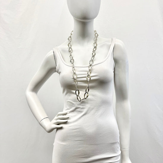 Tiffany & Co. Vintage Sterling Silver Elsa Peretti's Aegean Collection  Necklace