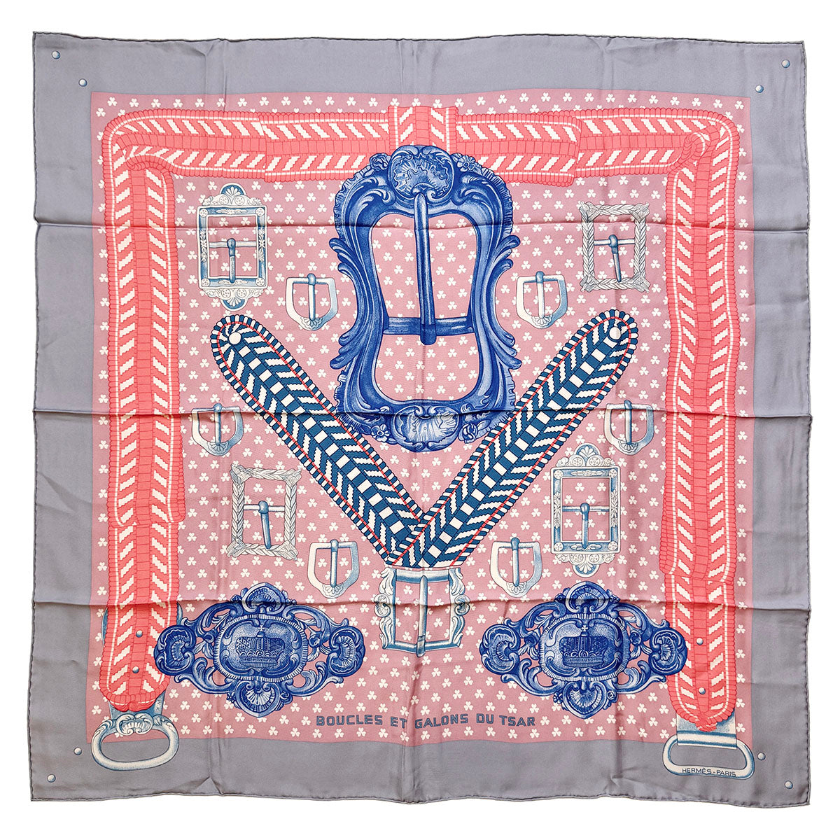 Hermes "Boucles et Galons du Tsar"  Scarf