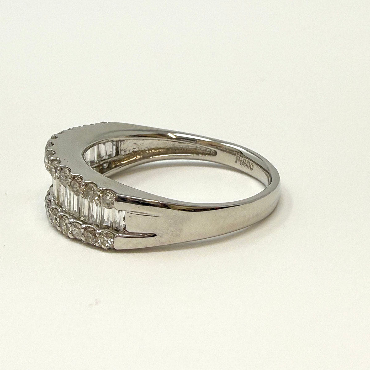 Platinum and Diamond Ring