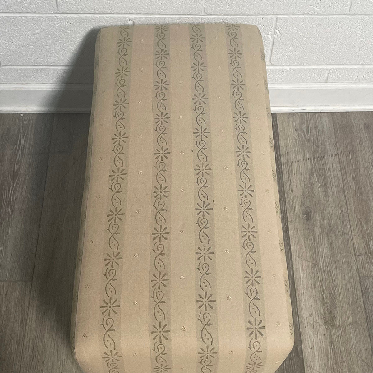 Cream Ottoman