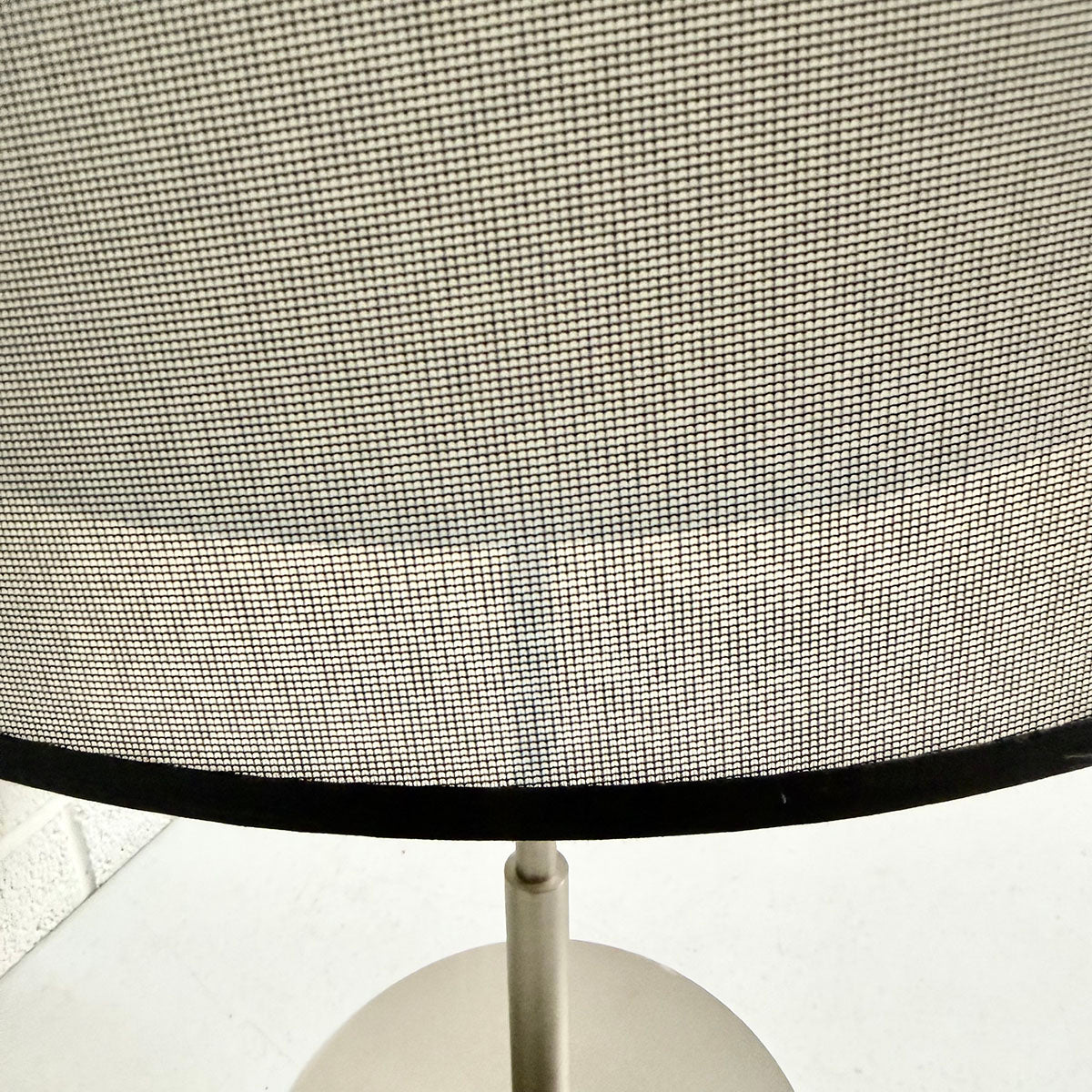 Matte Silver Metal Table Lamp