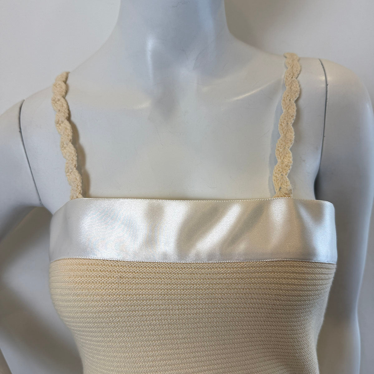 Chanel Spaghetti Strap Knit Dress