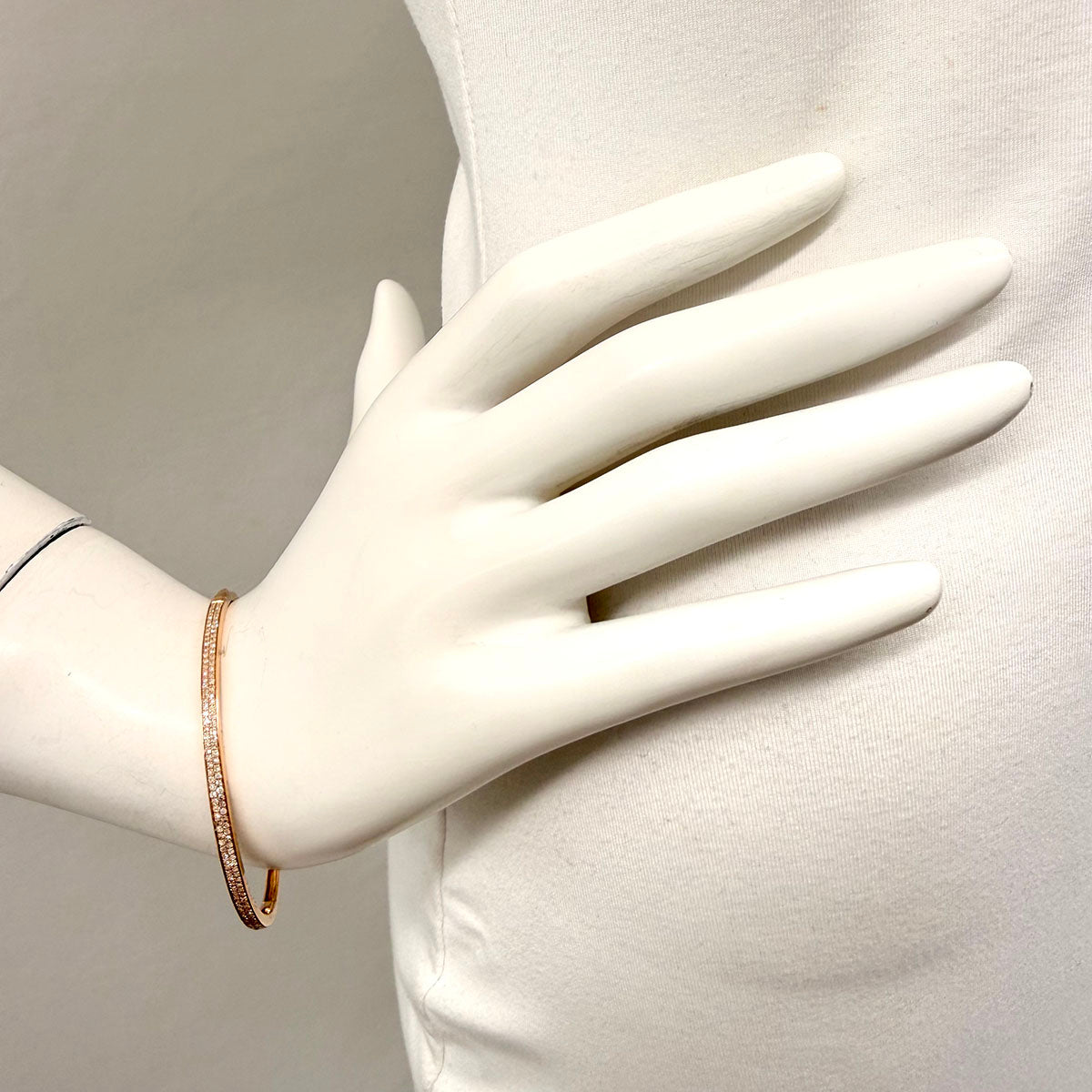 EFFY 14K Rose Gold Hinged Diamond Bracelet