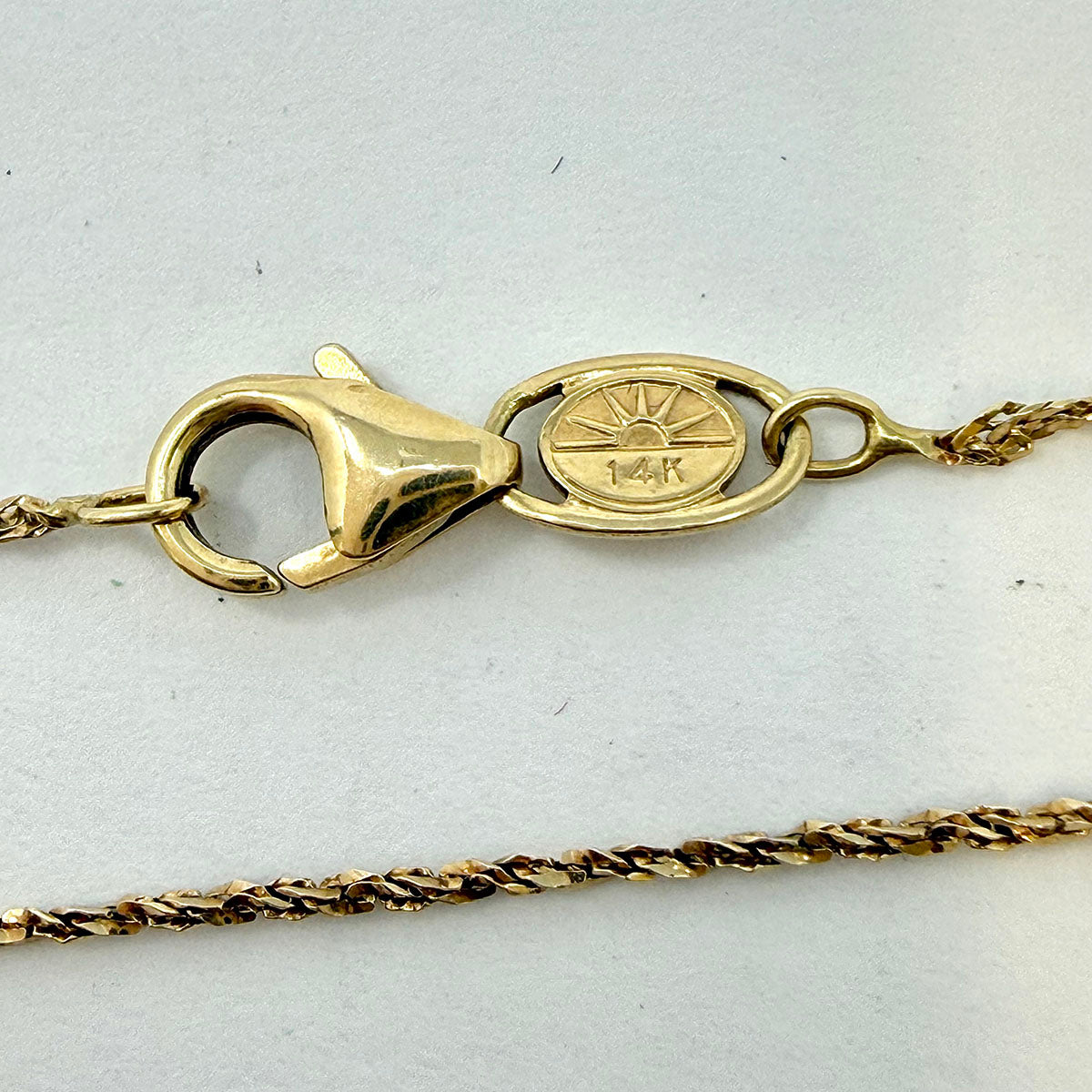 14K Emerald Pendant Necklace