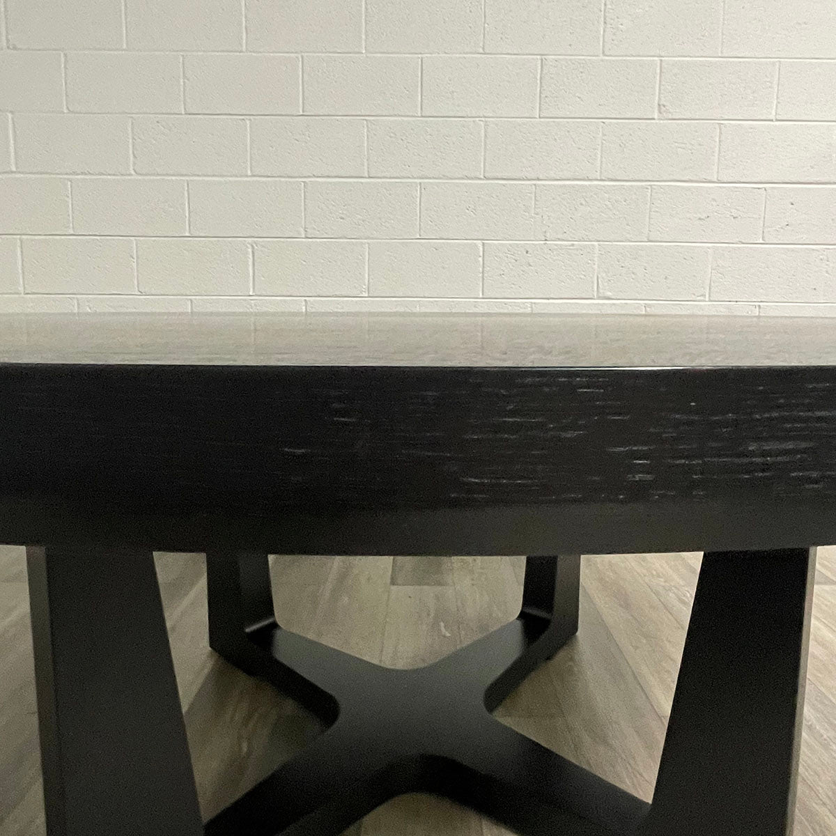 Holly Hunt 72"  Round Wood Dining Table